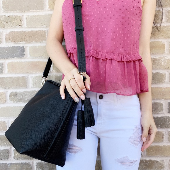 ‼️SALE‼️ Kate spade Satchel Black Crossbody - Picture 4 of 8